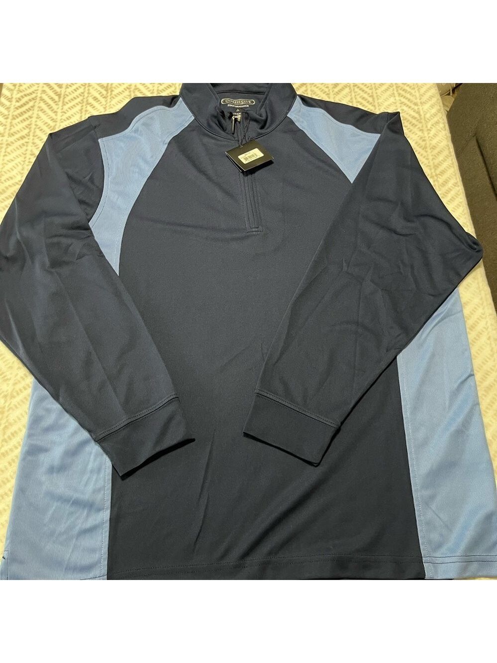 Cypress Club Men's Performance 1/4 Zip Pullover L